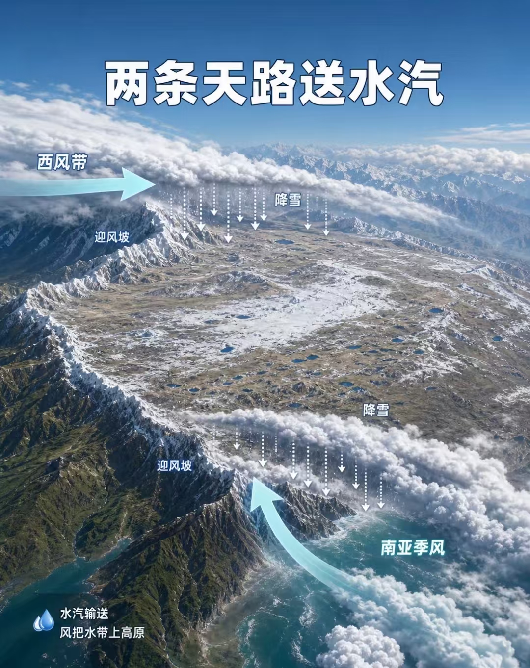 两条天路送水汽